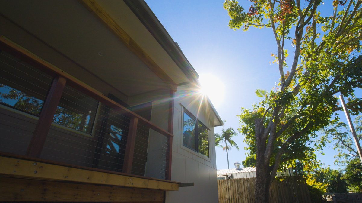 Bennett Road residential project exterior in bright Gold Coast sunshine